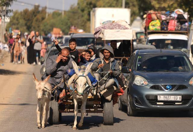 Kriegsführung bei der IDF: Palästinenser verlassen Gaza-Stadt